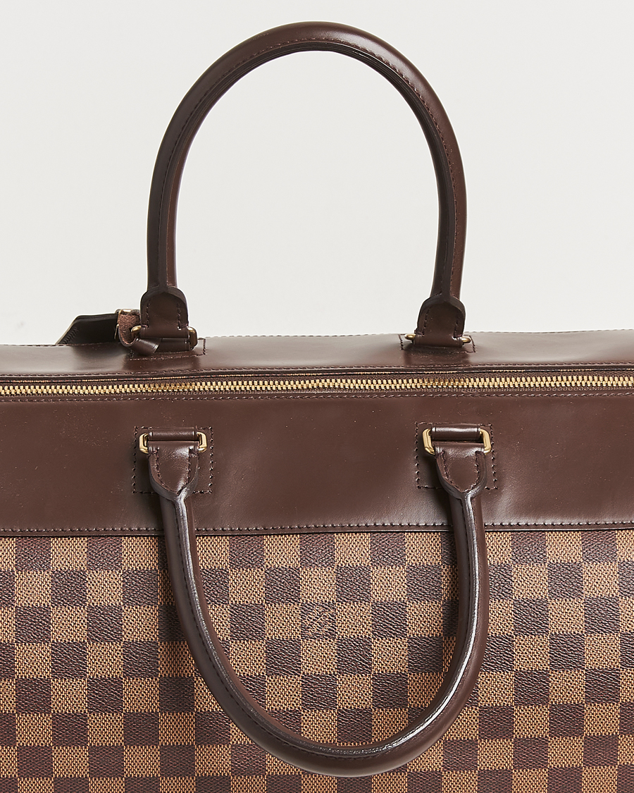 Men | Louis Vuitton Pre-Owned Greenwich GM Travel Bag Damier Ebene   | Louis Vuitton Pre-Owned | Greenwich GM Travel Bag Damier Ebene  