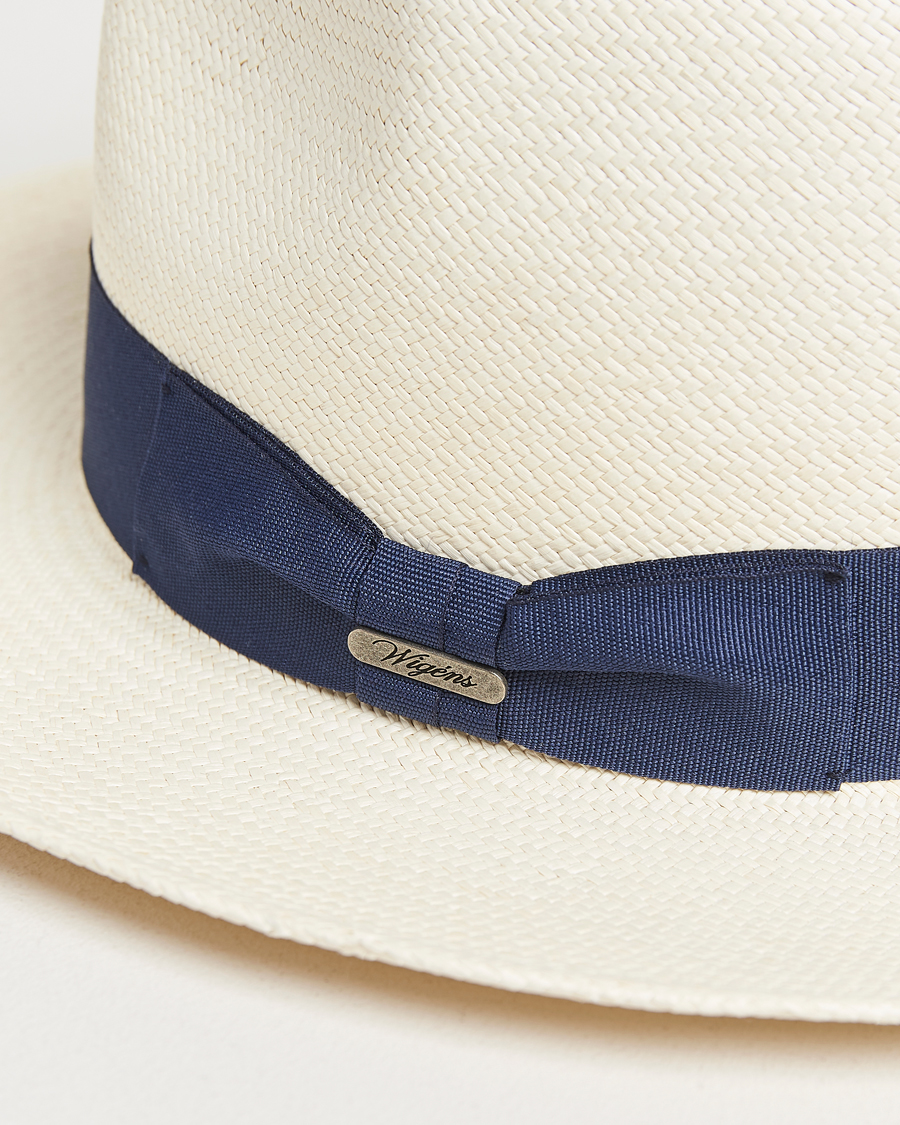 Men | Hats & Caps | Wigéns | Panama Hat White/Navy