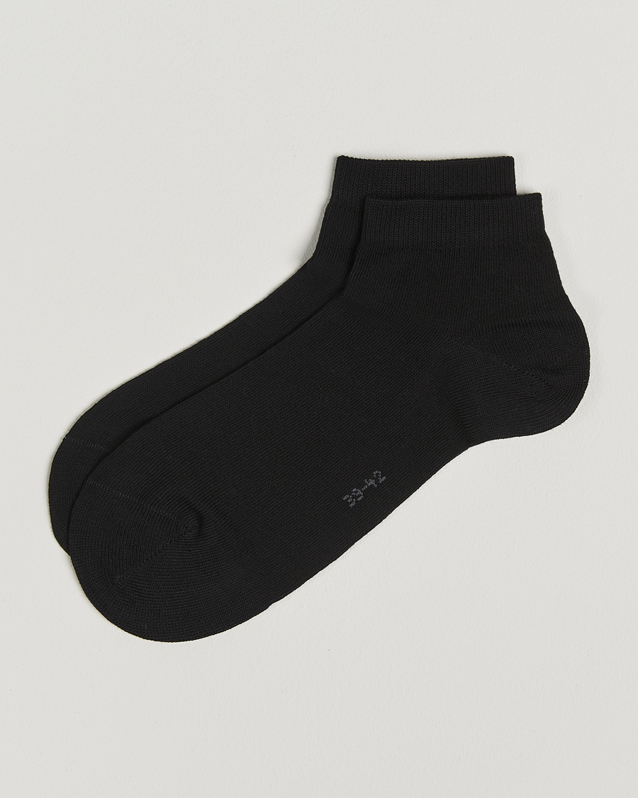 Men | Underwear & Socks | Falke | Happy 2-Pack Cotton Sneaker Socks Black