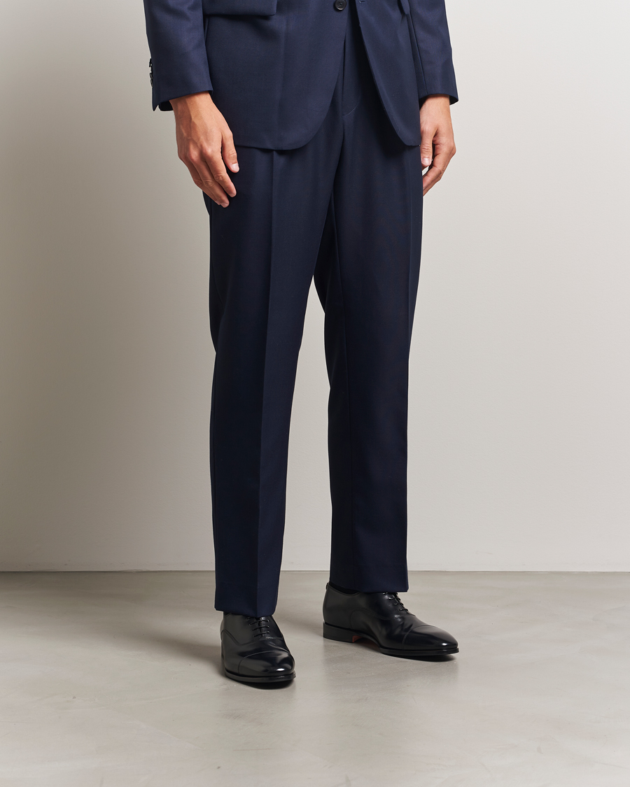 Men | Oxford Shoes | Santoni | Adrian Oxford Black Calf