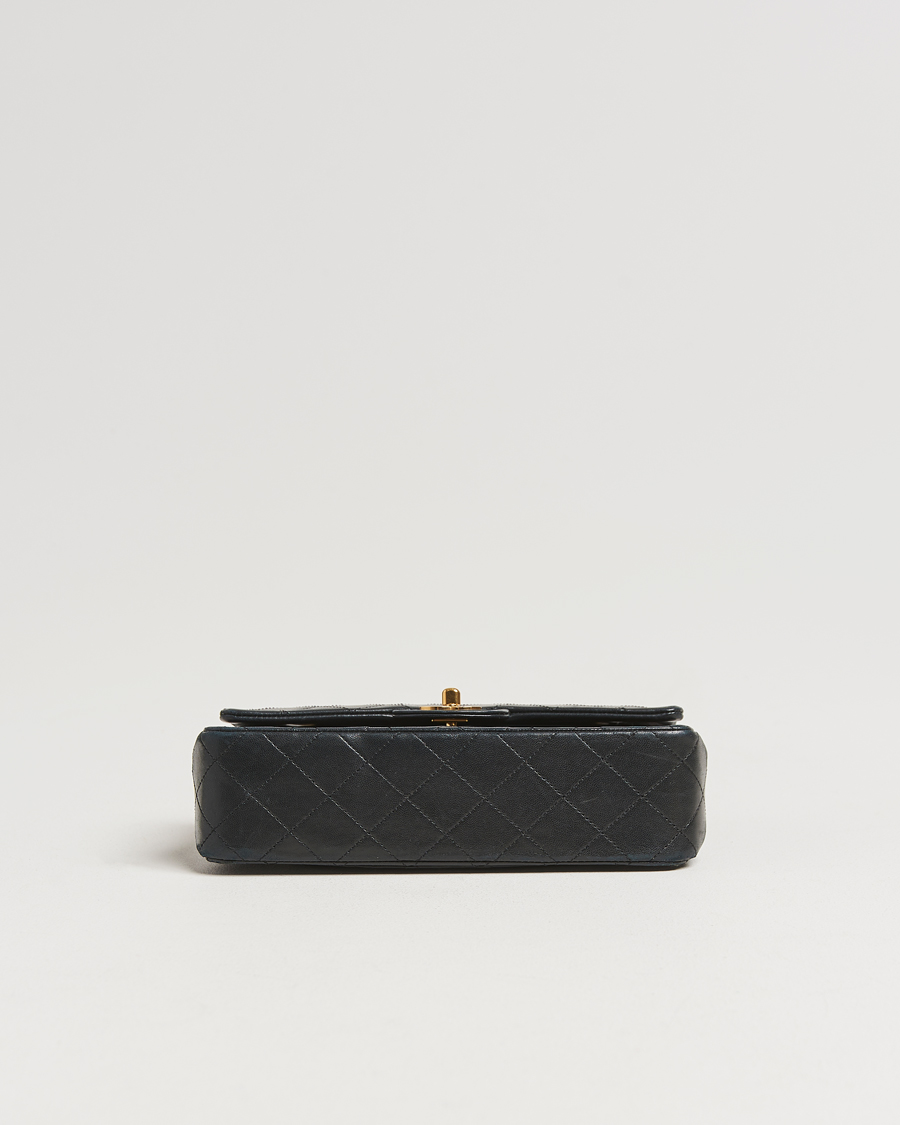 Men | Chanel Pre-Owned Classic Double Flap Small Lambskin Black | Chanel Pre-Owned | Classic Double Flap Small Lambskin Black