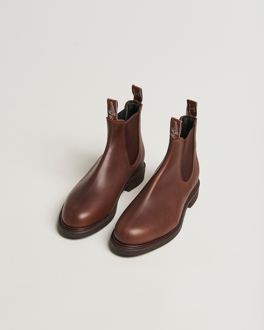 Loake 1880 Chatsworth Chelsea Boot Brown Waxy Leather at
