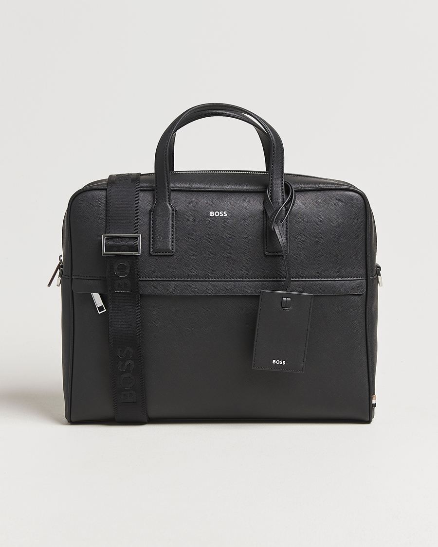 BOSS BLACK Zair Document Case Black at CareOfCarl.com