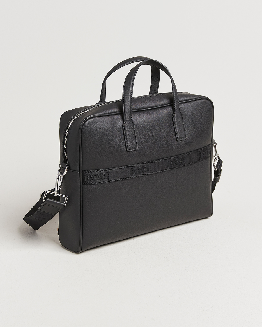 BOSS BLACK Zair Document Case Black at CareOfCarl.com