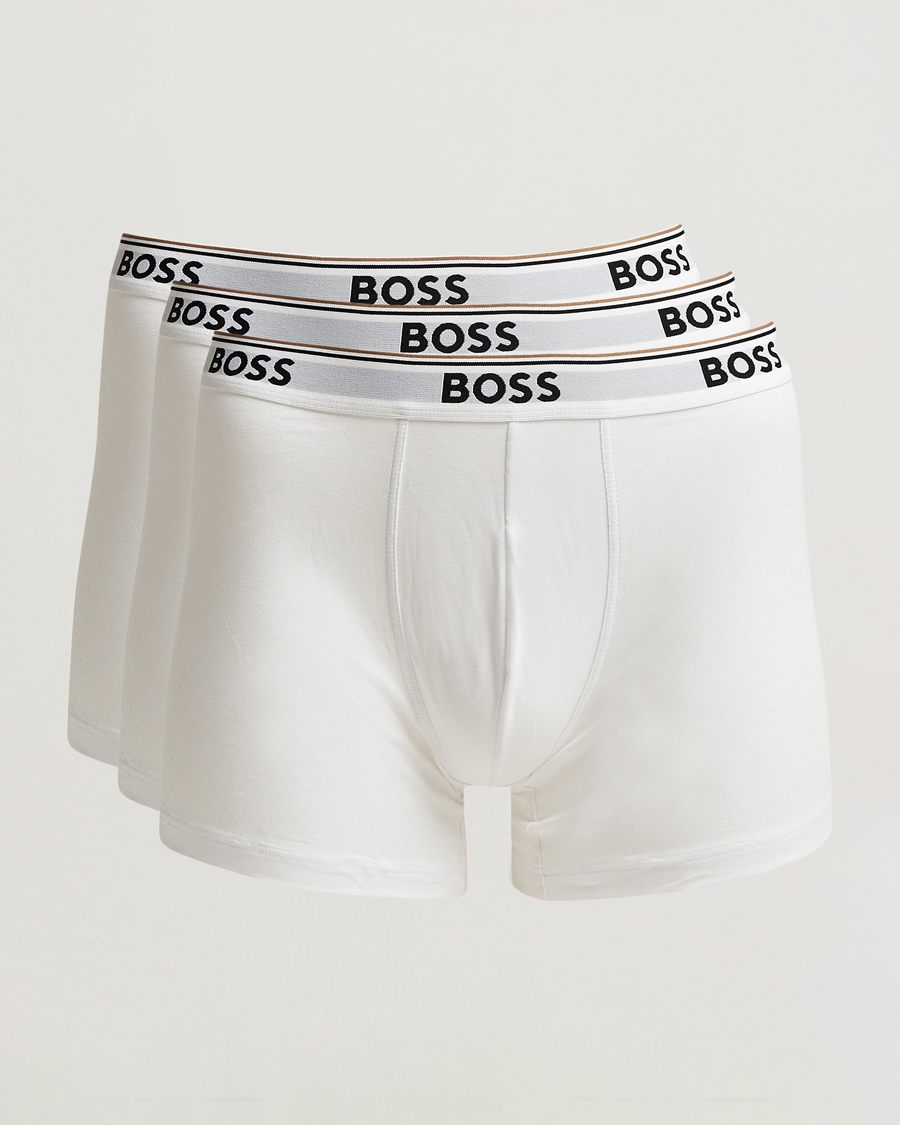 Men | Underwear & Socks | BOSS BLACK | 3-Pack Boxer Brief White