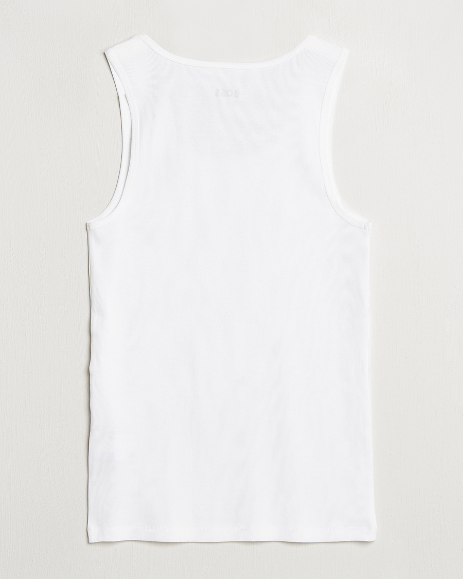 Men | T-Shirts | BOSS BLACK | 3-Pack Ribbed Tank Top White