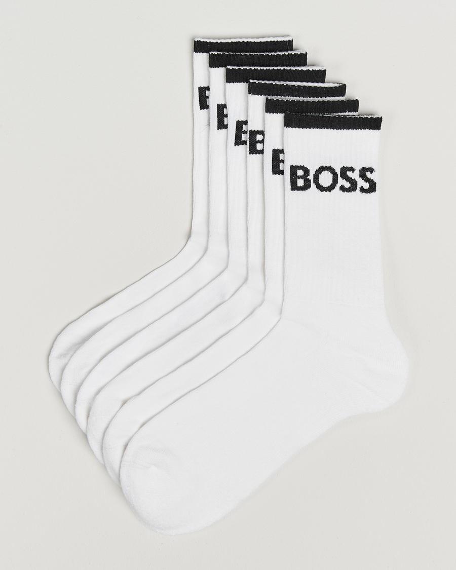Men | Underwear & Socks | BOSS BLACK | 6-Pack Sport Socks White