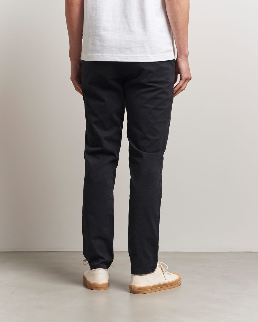 Men | Trousers | BOSS ORANGE | Tapered Fit Cotton Chinos Black