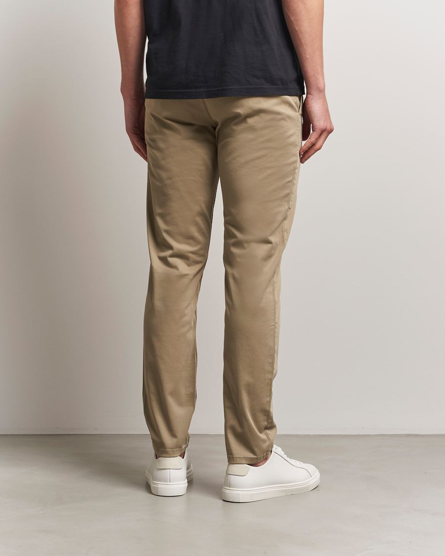 Men | Trousers | BOSS ORANGE | Tapered Fit Cotton Chinos Beige