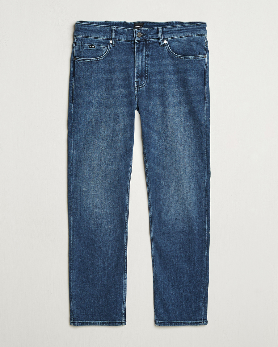 Men | Trousers | BOSS BLACK | Delaware Jeans Navy