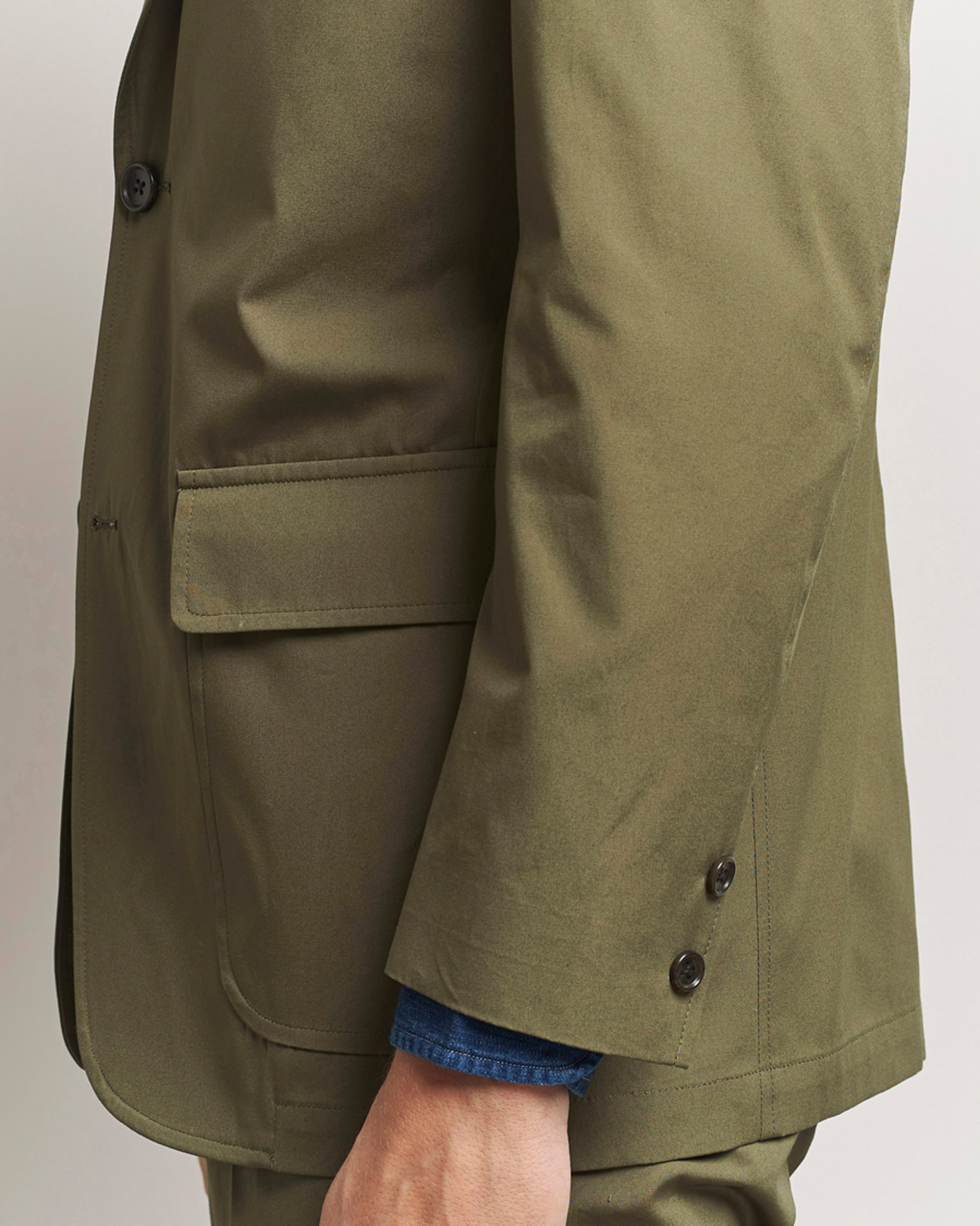Men | Blazers | Kamakura Shirts | Cotton Ivy Jacket Olive
