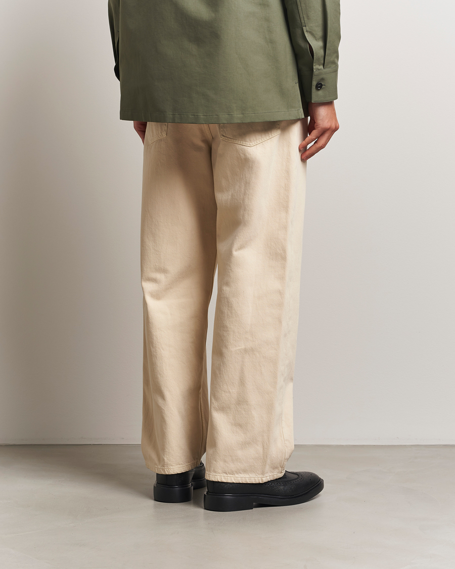 Men | Trousers | Jil Sander | Loose Fit 5-Pocket Pants Oat