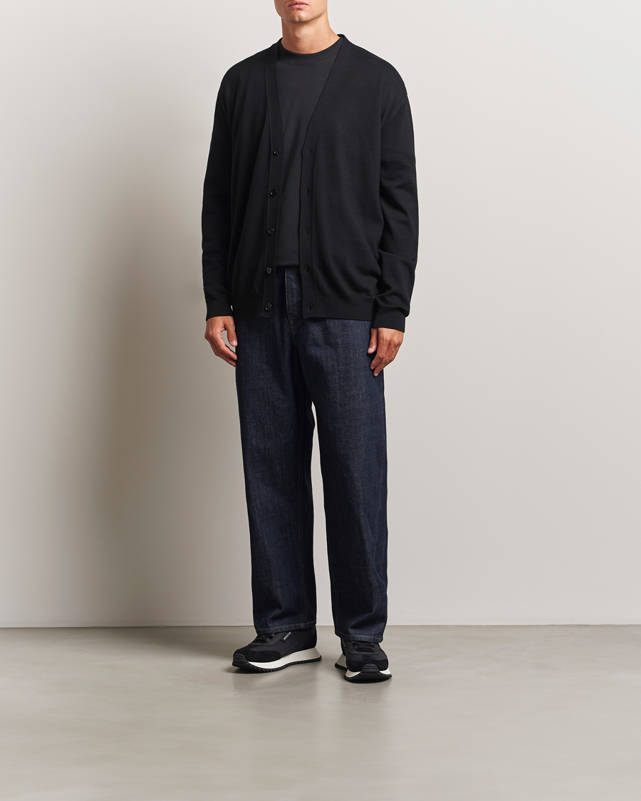 Men | Sweaters & Knitwear | Jil Sander | Superfine Merino Cardigan Black
