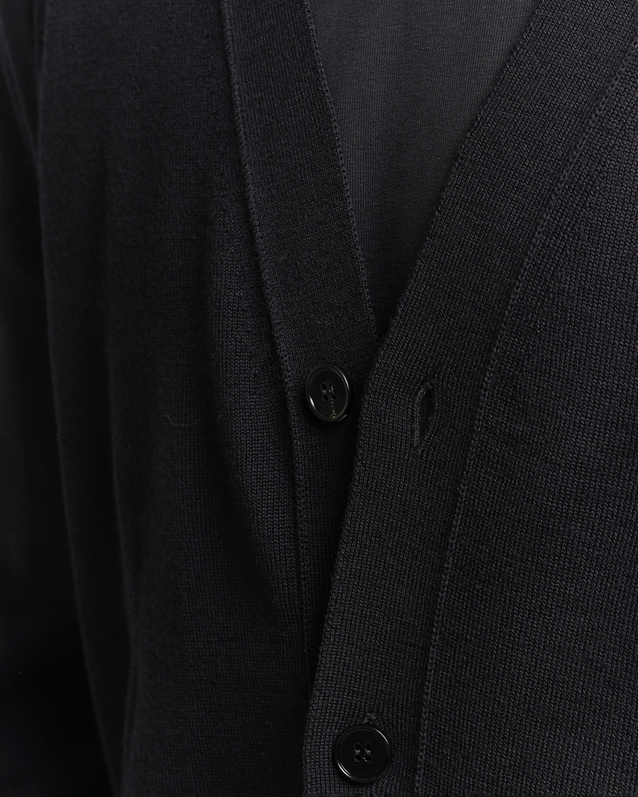 Men | Sweaters & Knitwear | Jil Sander | Superfine Merino Cardigan Black
