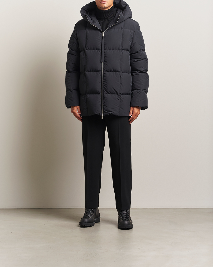 Jil Sander Water Repellent Down Parka Black at CareOfCarl.com