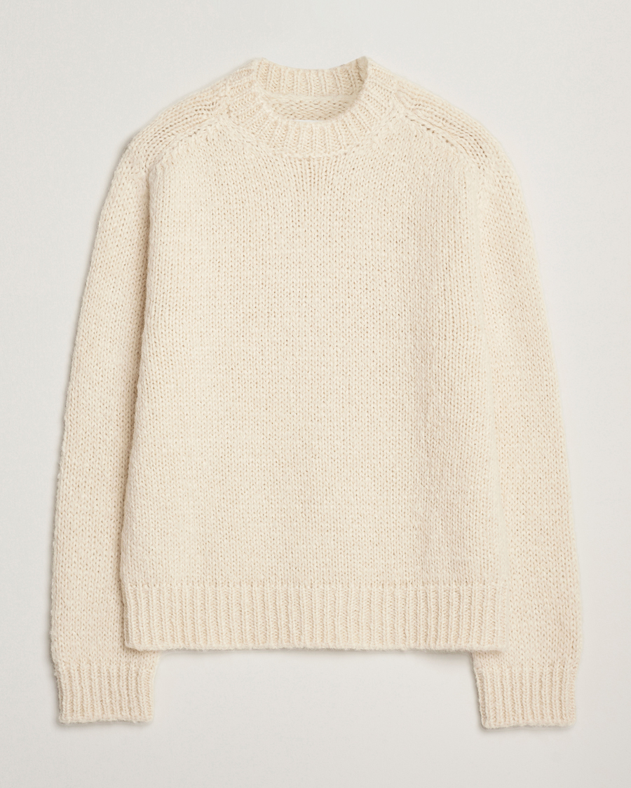Jil Sander Mohair Sweater Chalk at CareOfCarl.com