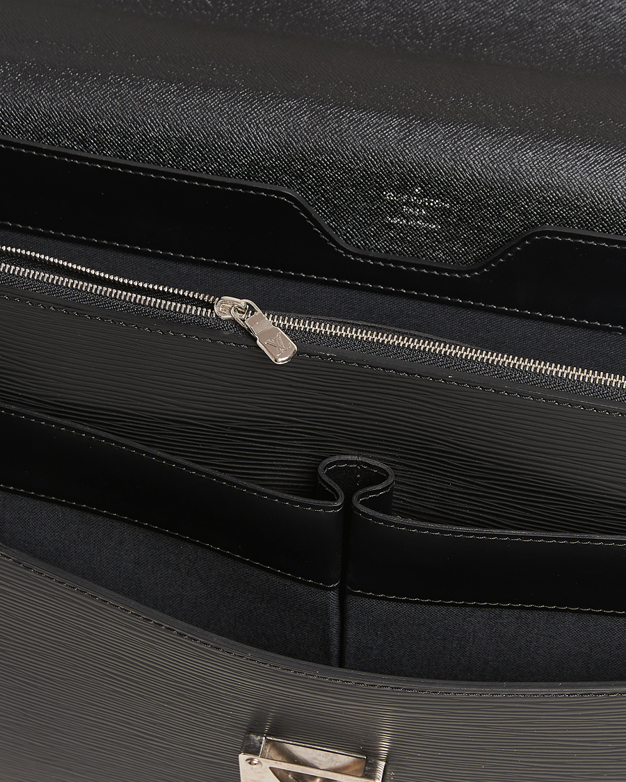 Men | Louis Vuitton Pre-Owned Robusto Briefcase Black | Louis Vuitton Pre-Owned | Robusto Briefcase Black