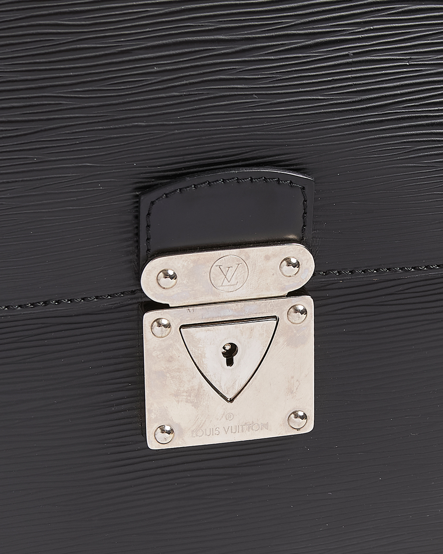 Men | Louis Vuitton Pre-Owned Robusto Briefcase Black | Louis Vuitton Pre-Owned | Robusto Briefcase Black