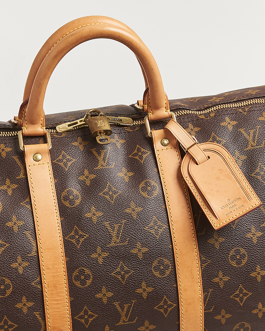 Men | Louis Vuitton Pre-Owned Keepall Bandoulière 55 Monogram | Louis Vuitton Pre-Owned | Keepall Bandoulière 55 Monogram