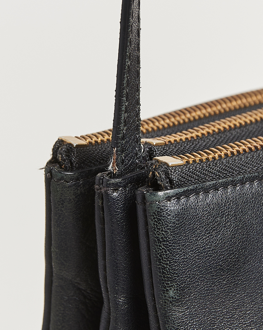 Men | Celine Pre-Owned Trio Bag Small Leather Black | Celine Pre-Owned | Trio Bag Small Leather Black