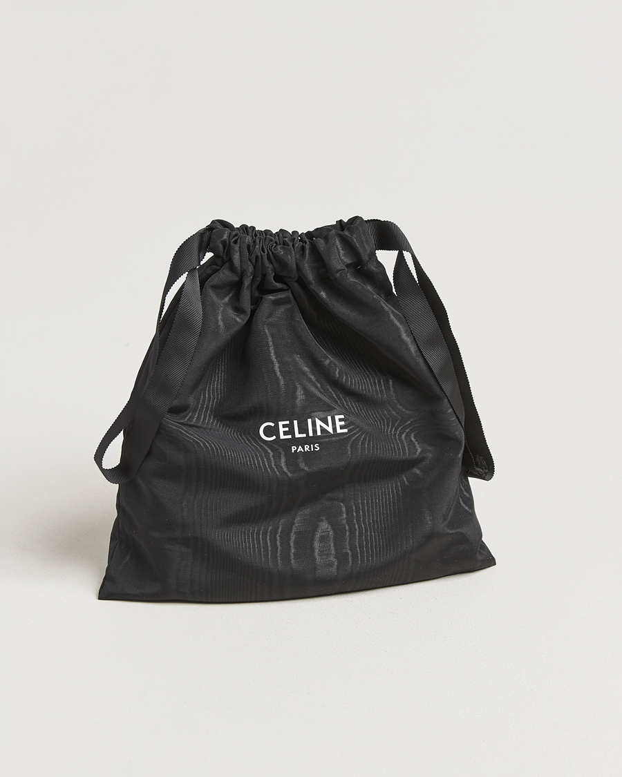 Men | Celine Pre-Owned Trio Bag Small Leather Black | Celine Pre-Owned | Trio Bag Small Leather Black