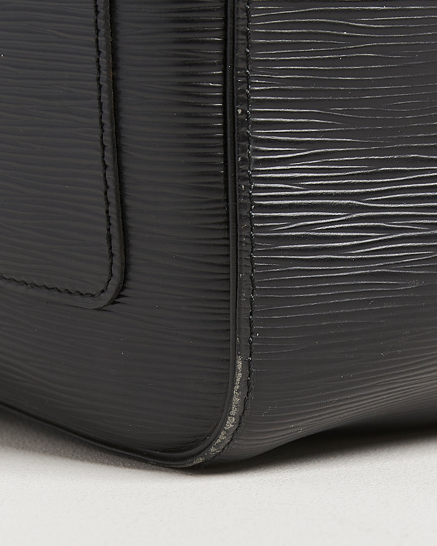 Men | Louis Vuitton Pre-Owned Keepall 60 Epi Leather Black | Louis Vuitton Pre-Owned | Keepall 60 Epi Leather Black