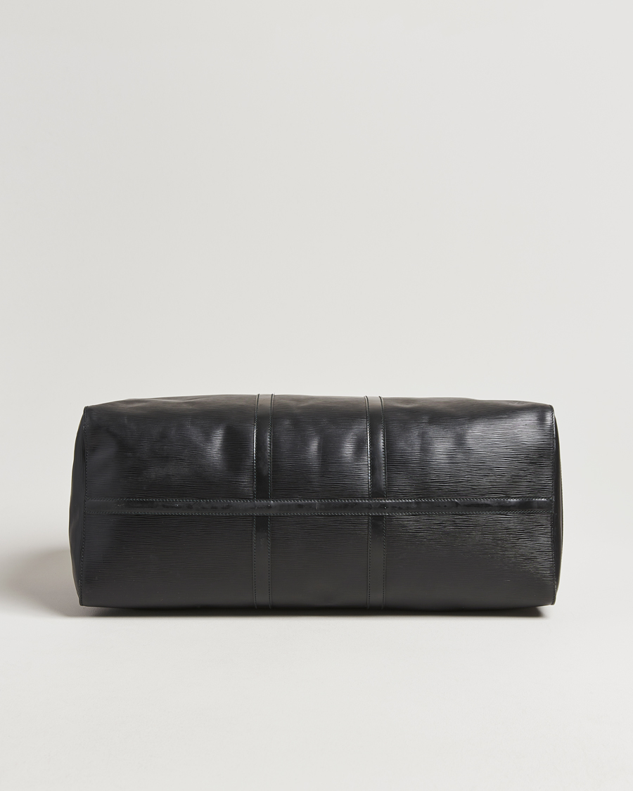 Men | Louis Vuitton Pre-Owned Keepall 60 Epi Leather Black | Louis Vuitton Pre-Owned | Keepall 60 Epi Leather Black
