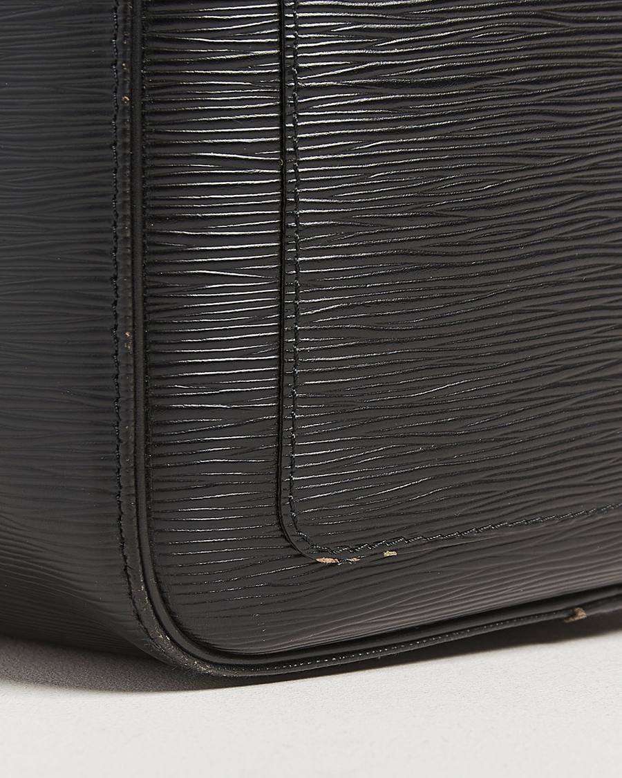 Men | Louis Vuitton Pre-Owned Keepall 55 Epi Leather Black | Louis Vuitton Pre-Owned | Keepall 55 Epi Leather Black