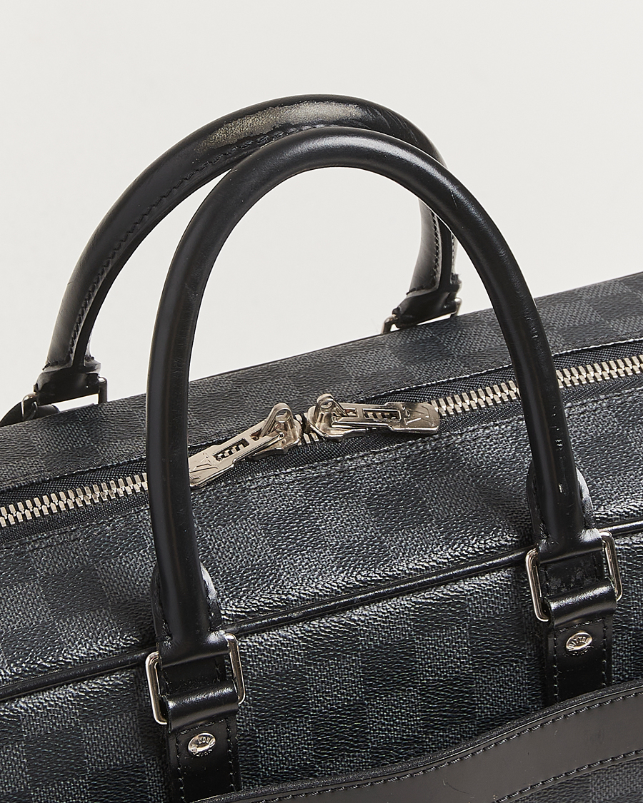 Men | Louis Vuitton Pre-Owned Porte-Documents Voyage Briefcase Damier Graphite | Louis Vuitton Pre-Owned | Porte-Documents Voyage Briefcase Damier Graphite