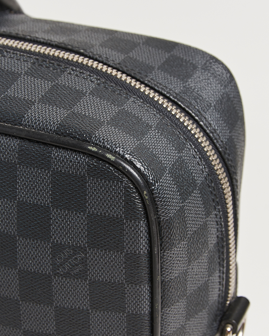 Men | Louis Vuitton Pre-Owned Porte-Documents Voyage Briefcase Damier Graphite | Louis Vuitton Pre-Owned | Porte-Documents Voyage Briefcase Damier Graphite