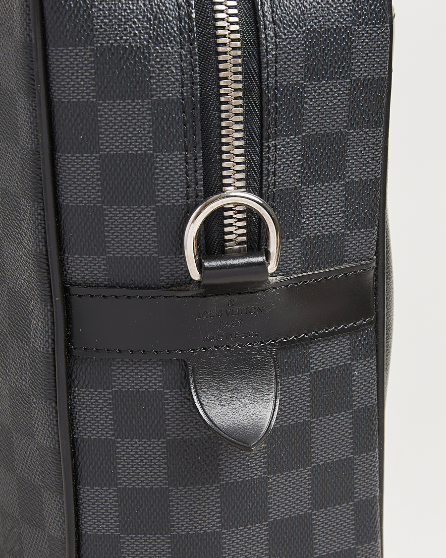 Men | Louis Vuitton Pre-Owned Porte-Documents Voyage Briefcase Damier Graphite | Louis Vuitton Pre-Owned | Porte-Documents Voyage Briefcase Damier Graphite