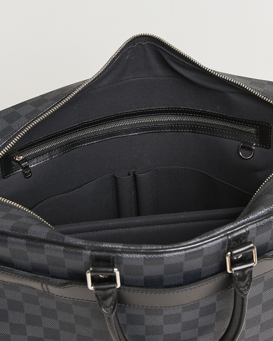Men | Louis Vuitton Pre-Owned Porte-Documents Voyage Briefcase Damier Graphite | Louis Vuitton Pre-Owned | Porte-Documents Voyage Briefcase Damier Graphite