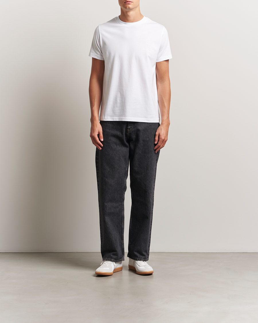 Men | T-Shirts | A.P.C. | Embroidered APC T-Shirt White