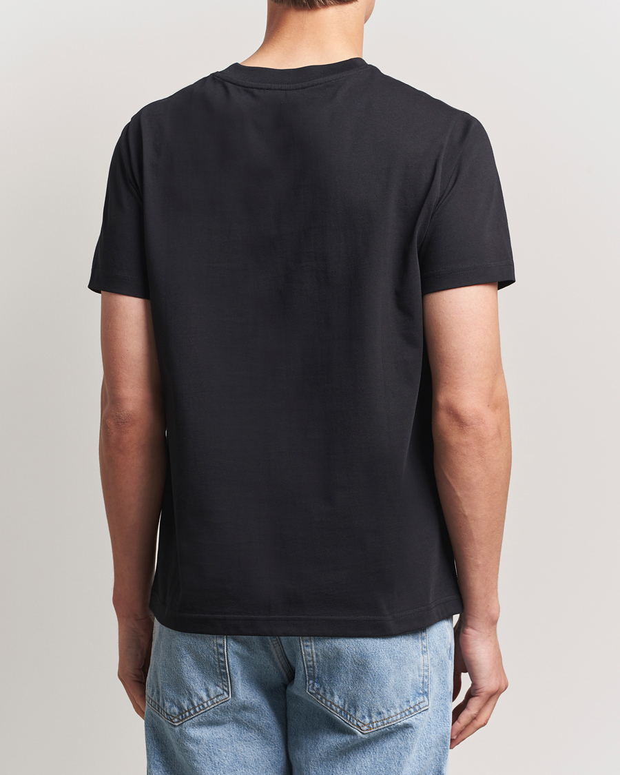 Men | T-Shirts | A.P.C. | Embroidered APC T-Shirt Black