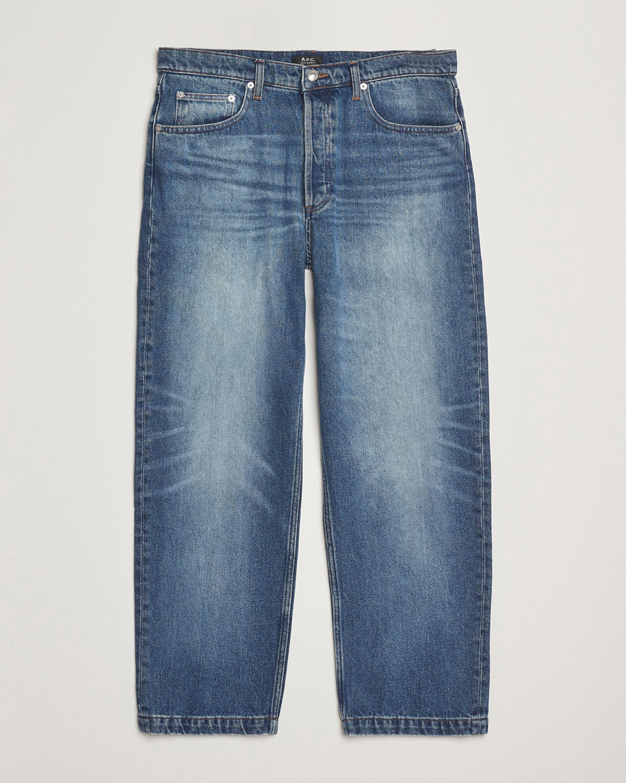 A.P.C. Achille Jeans Washed Indigo at CareOfCarl.com