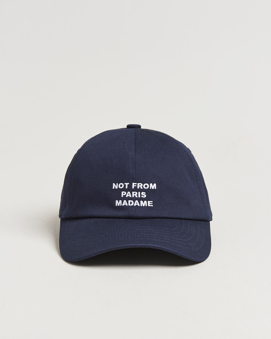 Men | Hats & Caps | Drôle de Monsieur | Slogan Baseball Navy