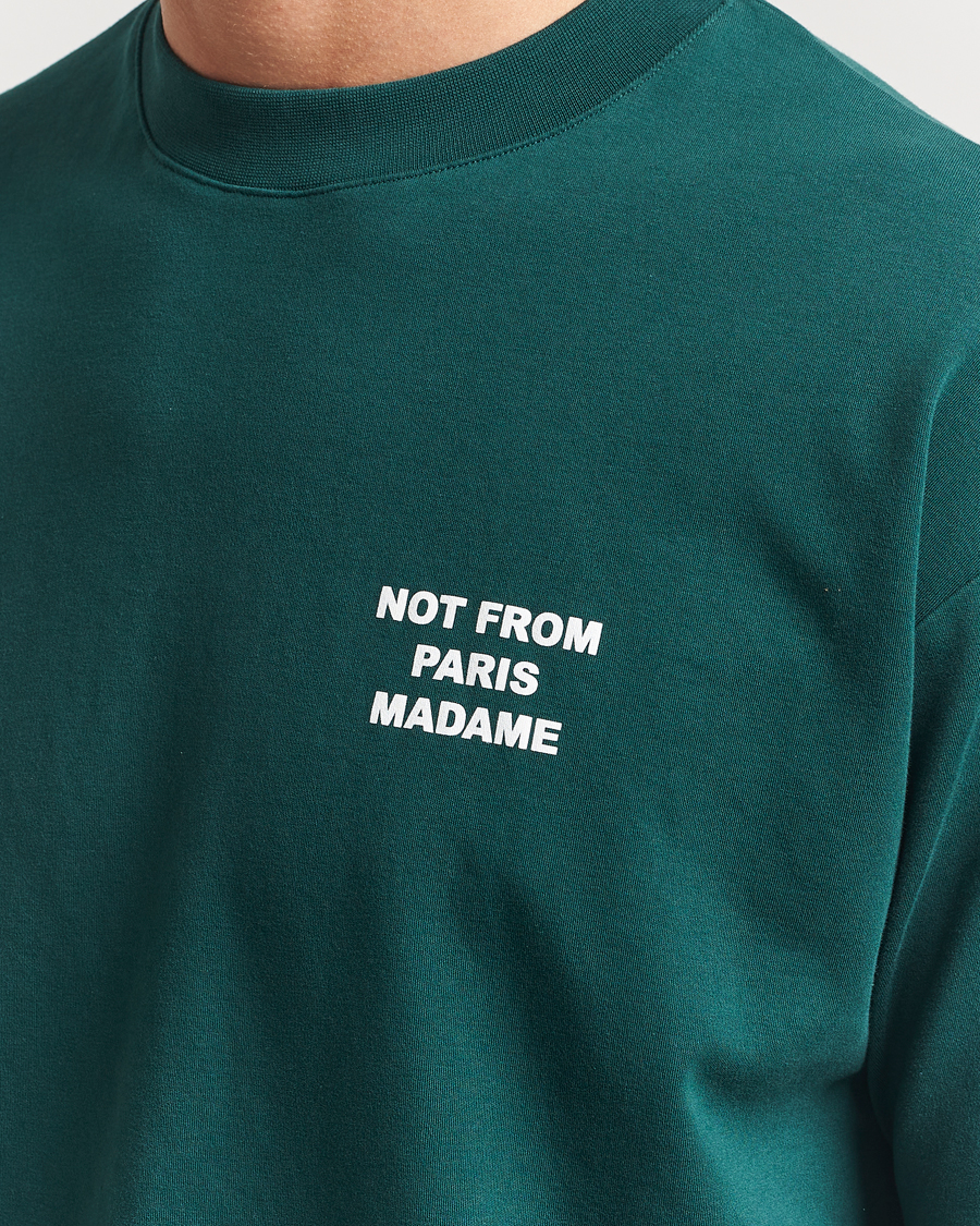 Men | T-Shirts | Drôle de Monsieur | Slogan T-Shirt Dark Green