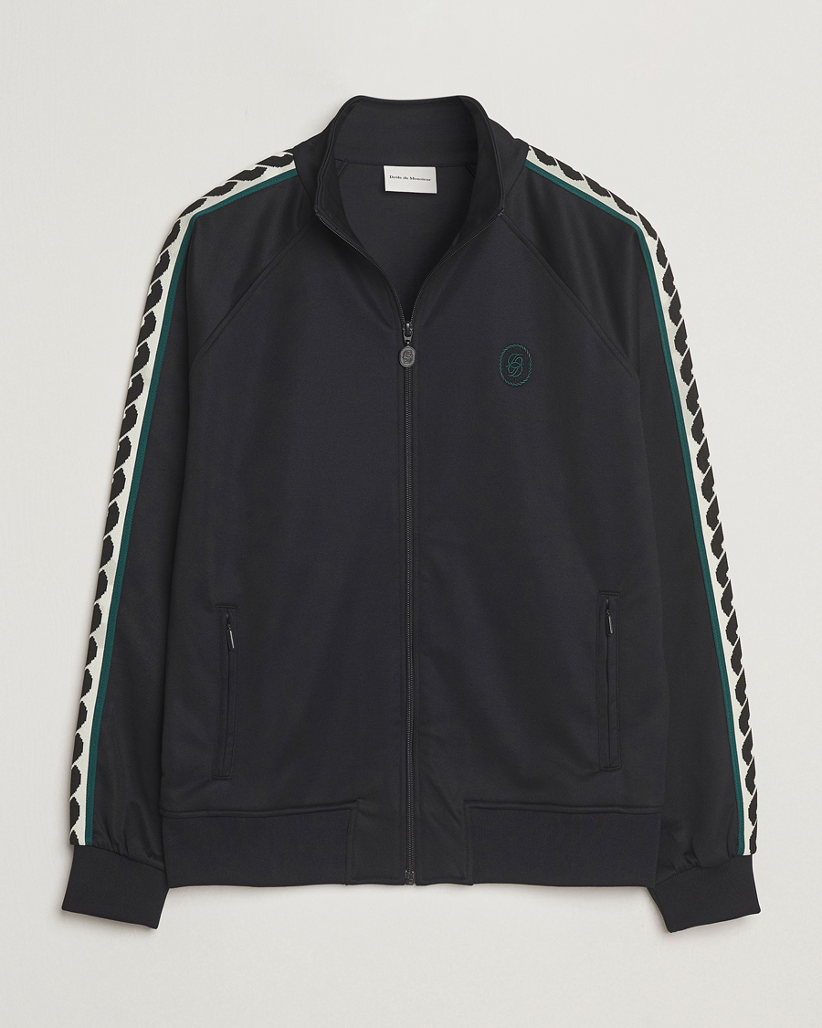Men | Sweaters & Knitwear | Drôle de Monsieur | Survêtement Track Jacket Black