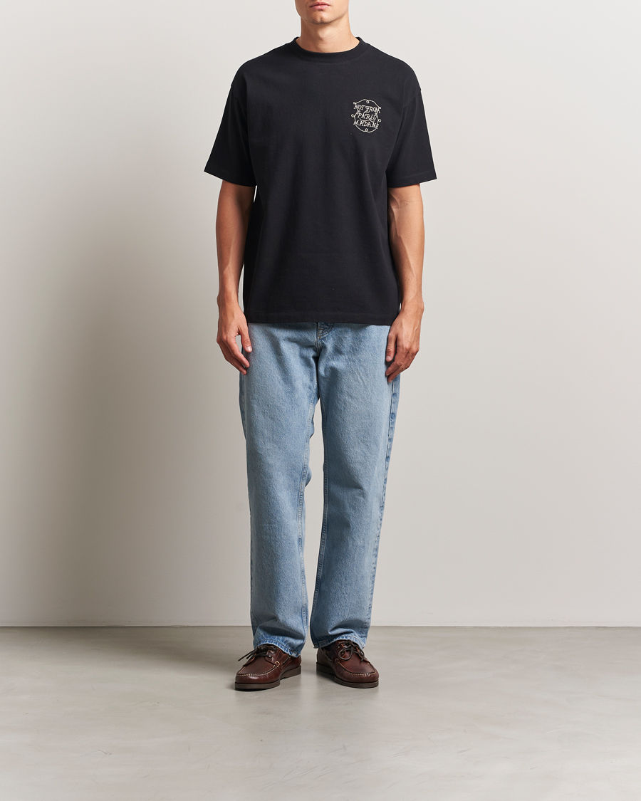 Men | T-Shirts | Drôle de Monsieur | Slogan Tresses T-Shirt Black