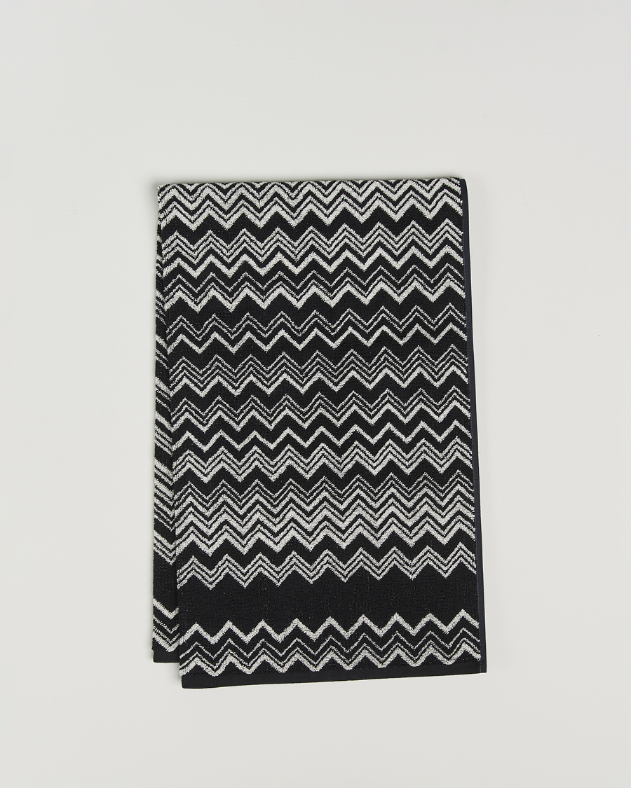 Men | Fabrics | Missoni Home | Keith Bath Towel 70x115cm Black/White