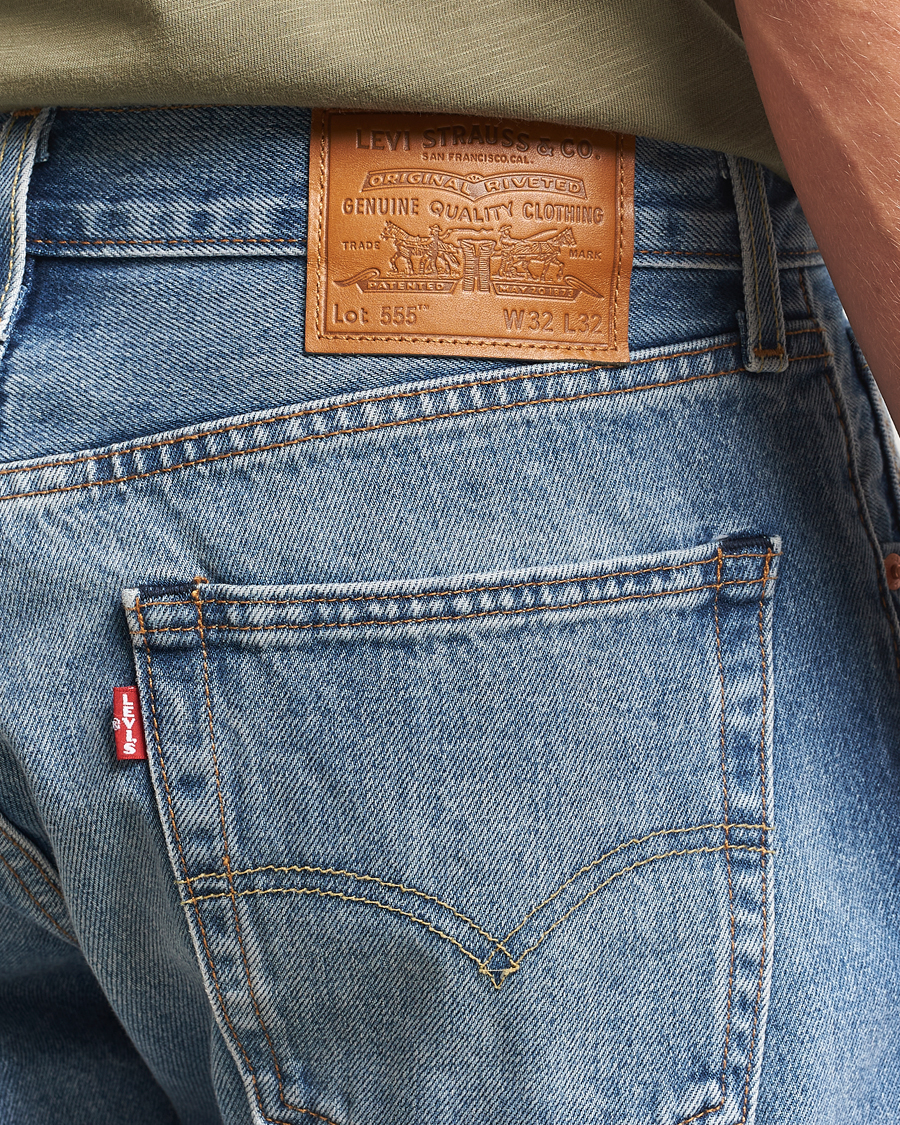 Men | Jeans | Levi's | 555 Relaxed Straight Jeans Indigo Champion