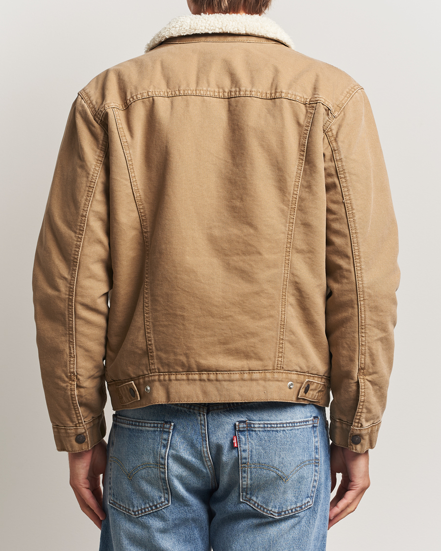 Men | Coats & Jackets | Levi's | Type 3 Sherpa Trucker Ermine Brown