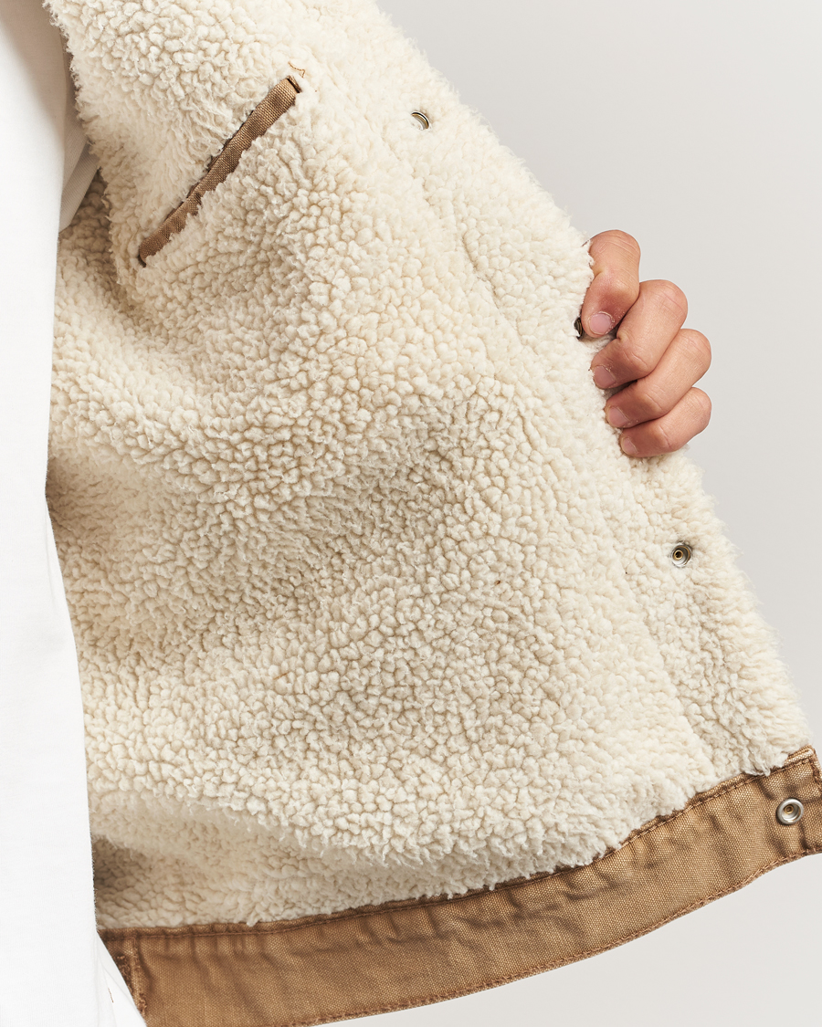 Men | Coats & Jackets | Levi's | Type 3 Sherpa Trucker Ermine Brown