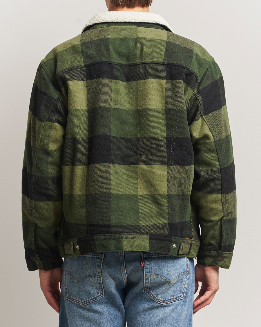 Men | Coats & Jackets | Levi's | Relaxed Fit Checked Trucker Jacket Laredo