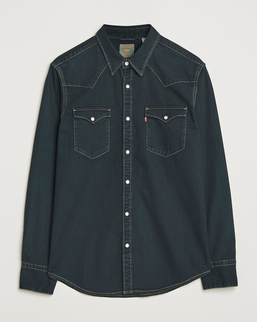 Men | Shirts | Levi's | Barstow Western Standard Shirt Washed Black