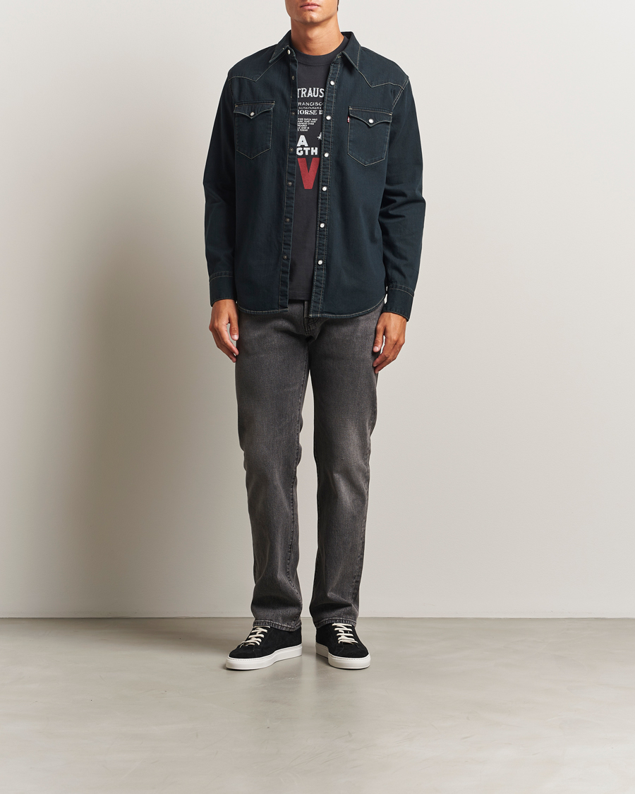 Men | Shirts | Levi's | Barstow Western Standard Shirt Washed Black