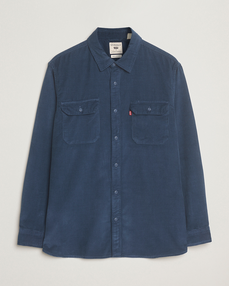Men | Shirts | Levi's | Jackson Corduroy Worker Shirt Zodiac Blue