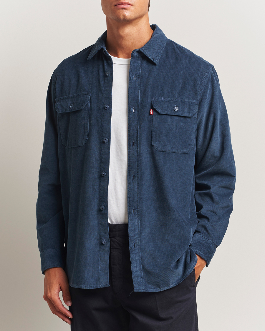 Men | Shirts | Levi's | Jackson Corduroy Worker Shirt Zodiac Blue