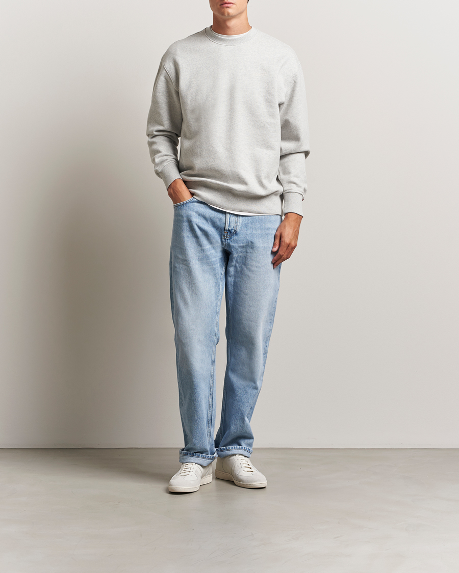 Men | Sweaters & Knitwear | Levi's | Authentic Crew Neck Sweatshirt Light Grey Heather