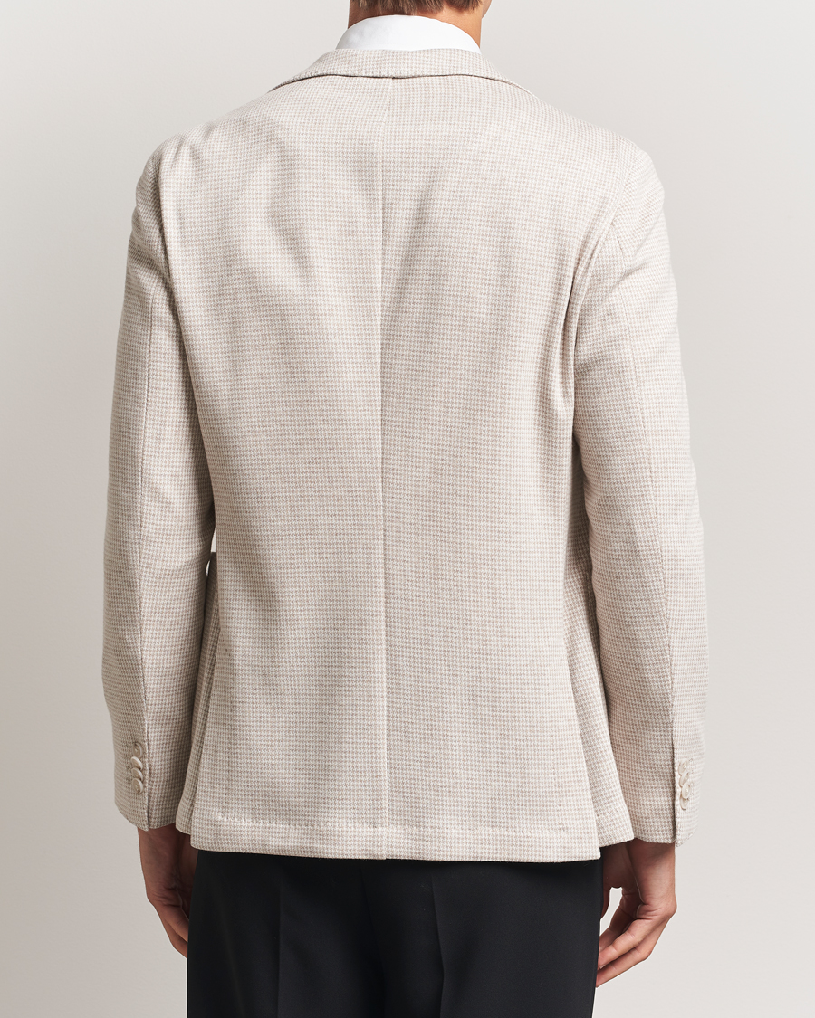 Men | Blazers | BOSS BLACK | Hanry Cotton Pepita Blazer Medium Beige